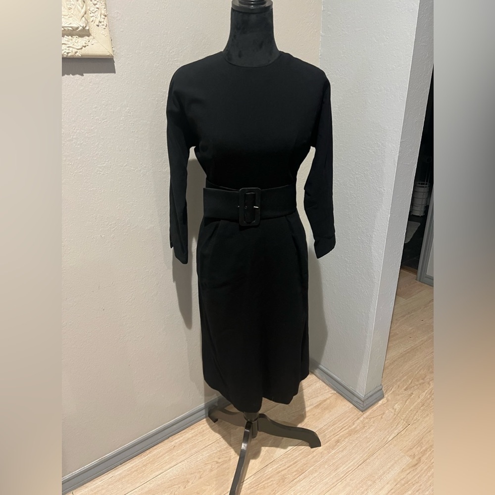 COPY - Vintage 1960’s late 1950’s wool wiggle dress - Picture 2 of 6